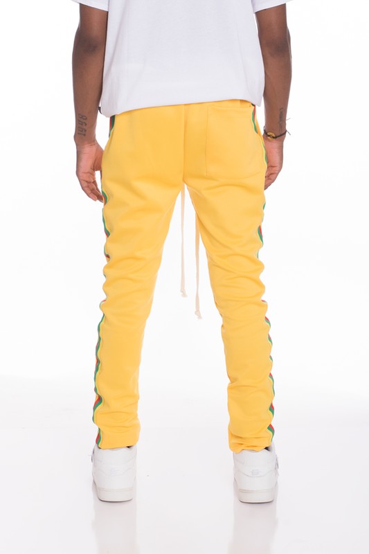 RASTA TAPED TRACK PANTS