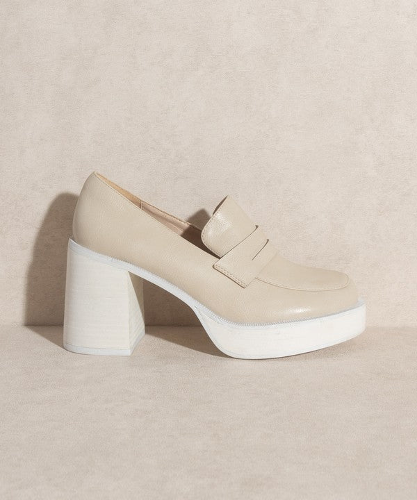 OASIS SOCIETY Hannah   Platform Penny Loafers