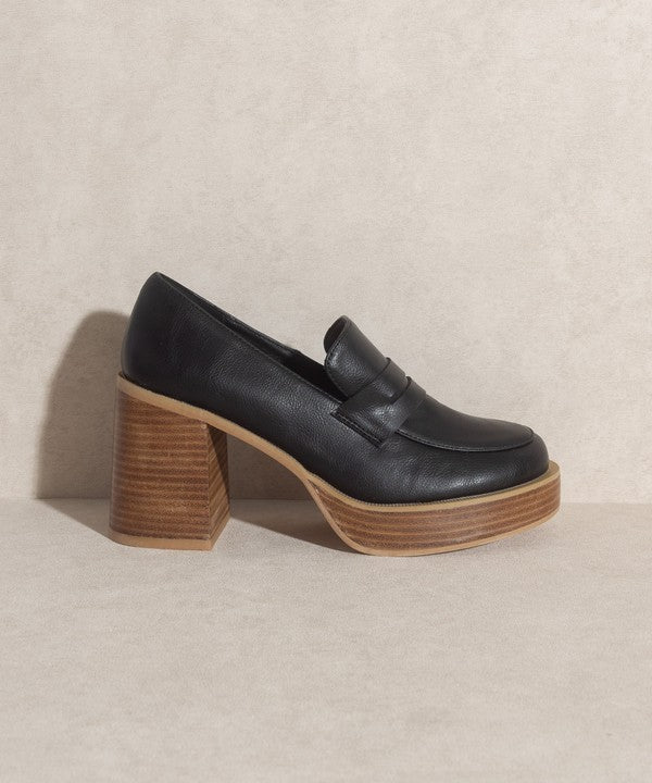 OASIS SOCIETY Hannah   Platform Penny Loafers