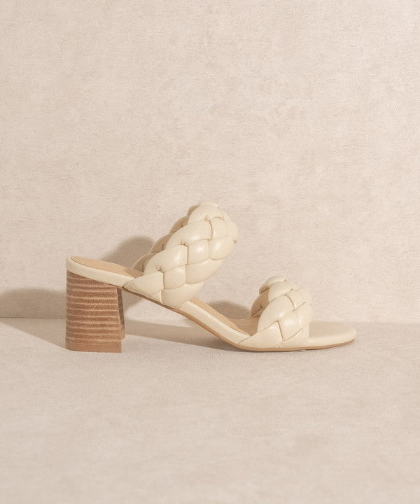 OASIS SOCIETY Regine   Casual Braided Heel