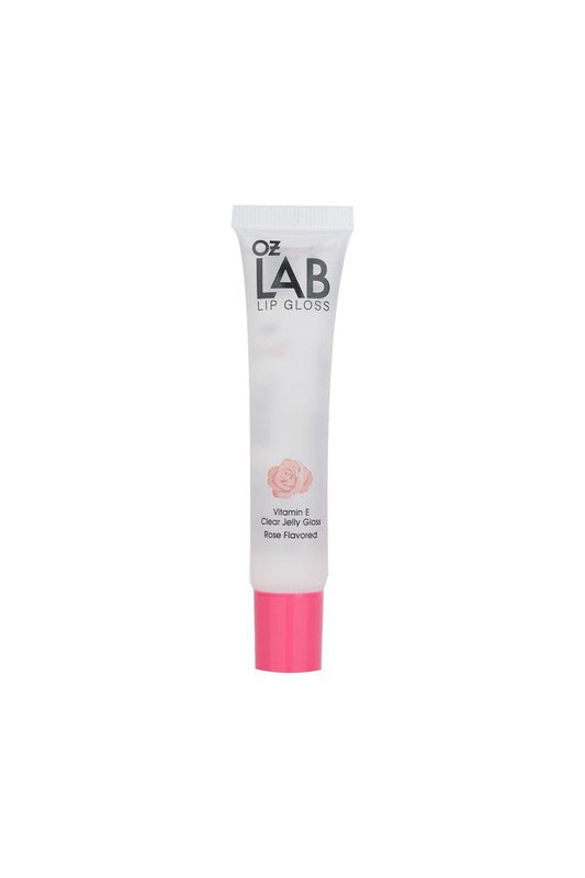 48 Pack OZ LAB Rose Scent Clear Gloss Lip Polish