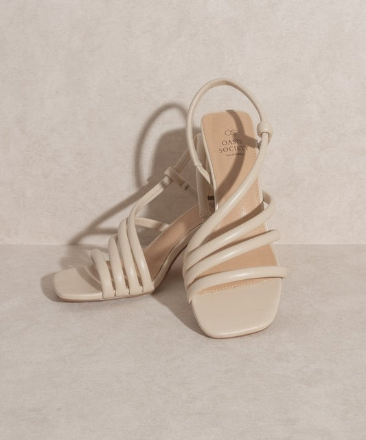 OASIS SOCIETY Ashley   Wooden Heel Sandal