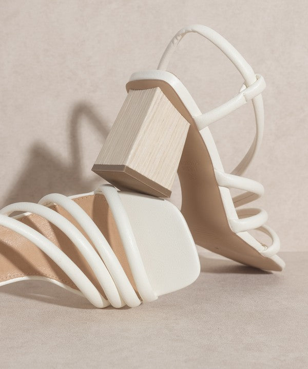 OASIS SOCIETY Ashley   Wooden Heel Sandal