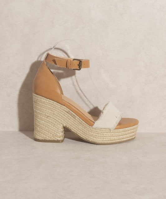 OASIS SOCIETY Riley   Espadrille Platform Sandal