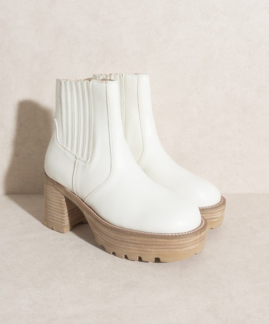 OASIS SOCIETY Aubrey   Platform Paneled Boots