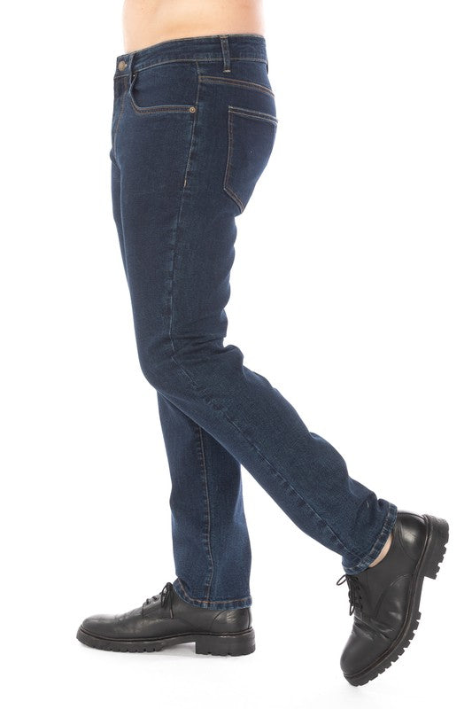 DENIM STRAIGHT FIT JEANS