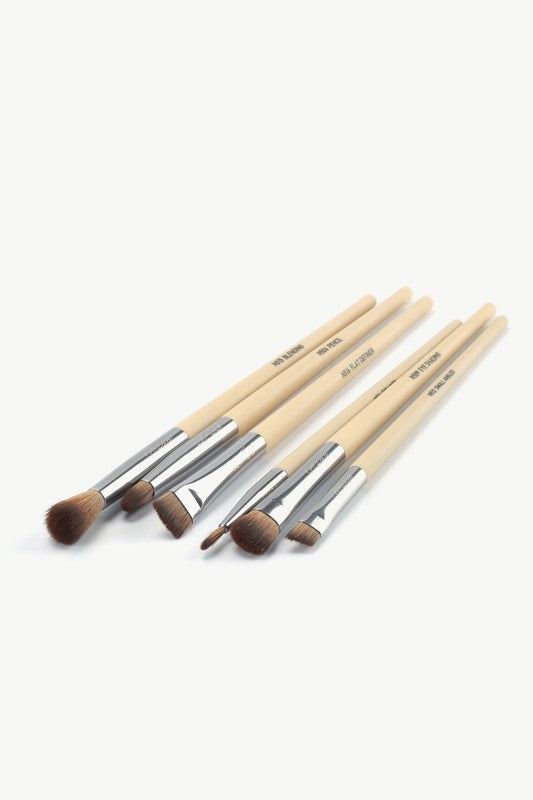 Lafeel Full Eye Brush Set in Taupe