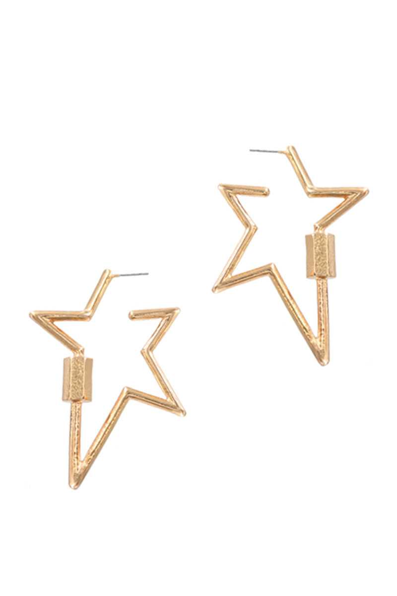 Metal Star Earring